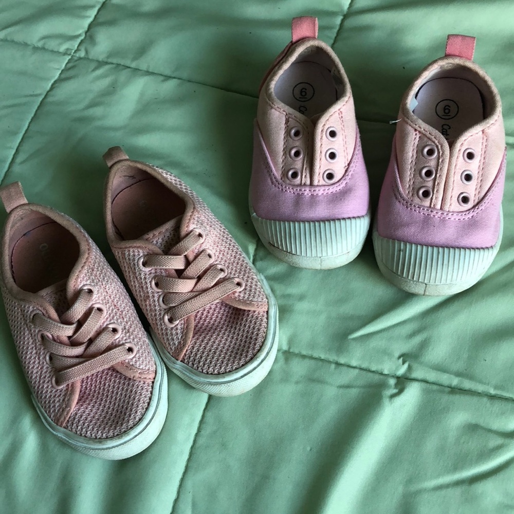 Toddler girls slip on shoes